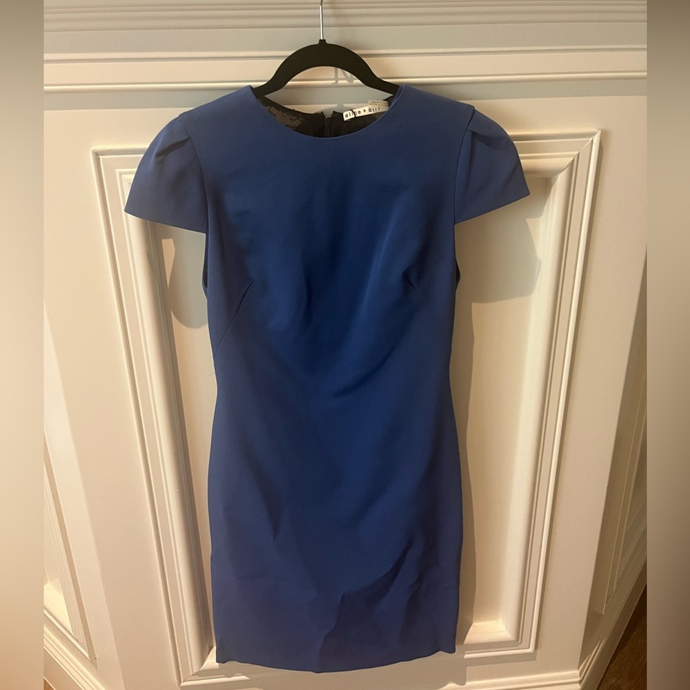 Alice and Olivia Cobalt Blue dress